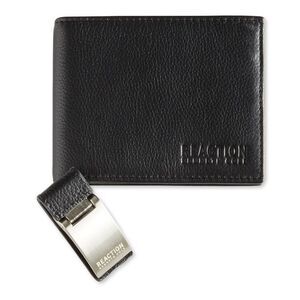 Kenneth Cole Mens Leather Passcase Bifold Wallet, NWT